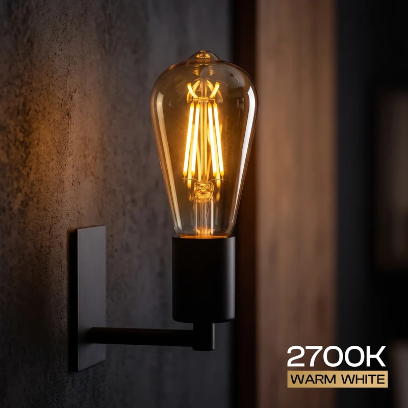E27 LED Lampe Vintage Edison ST64 4W dimmbar ~1024