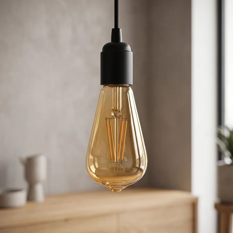 E27 LED Lampe Vintage Edison ST64 4W dimmbar ~1024