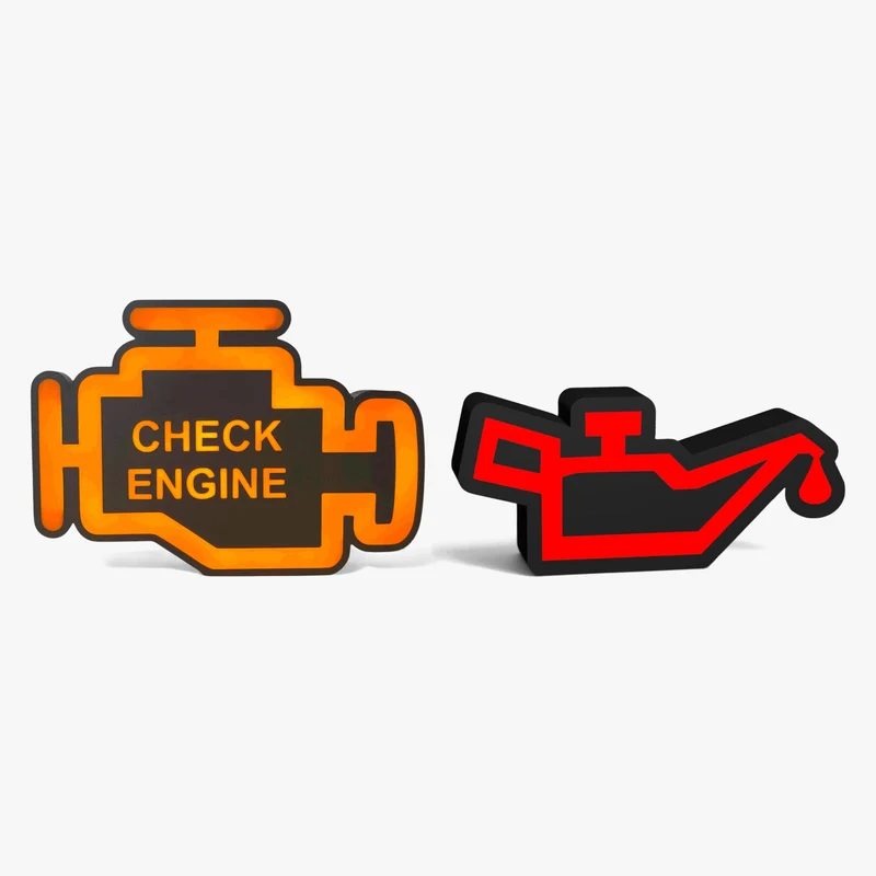 Check Engine + Öldruck Set