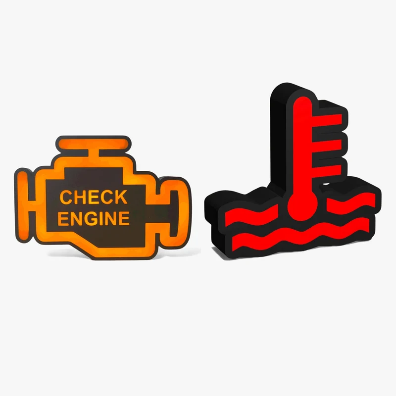 Check Engine + Öldruck Set