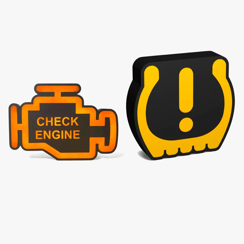 Check Engine + Öldruck Set