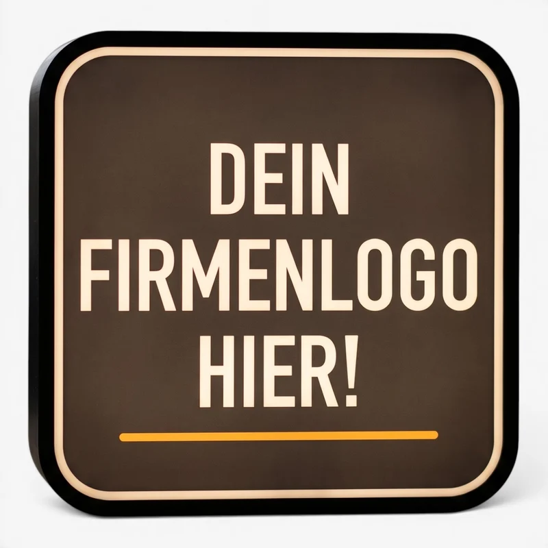 Dein Firmenlogo als Lampe