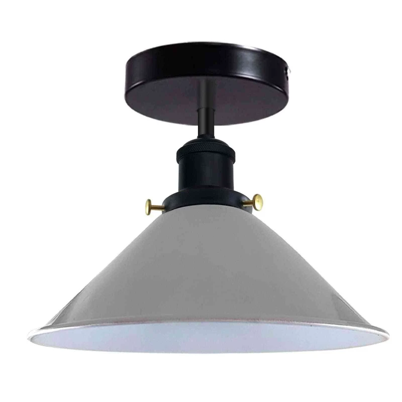 Retro Bistrolampe Decke – Industrie Vintage Deckenleuchte | Ø22cm | E27 ~4007