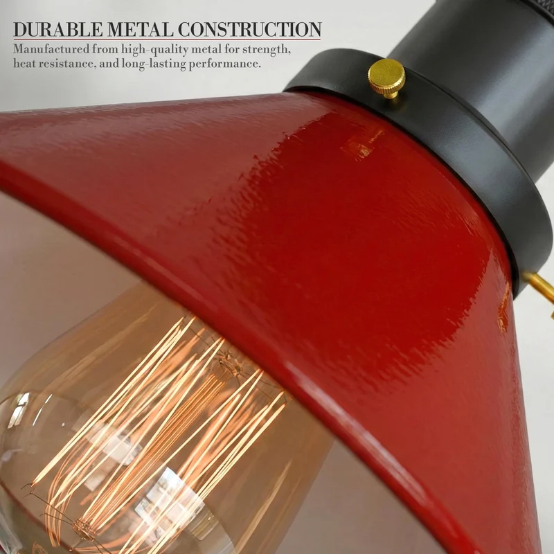 Retro Bistrolampe Decke – Industrie Vintage Deckenleuchte | Ø22cm | E27 ~4007