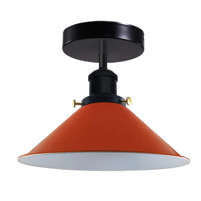 Retro Bistrolampe Decke – Industrie Vintage Deckenleuchte | Ø22cm | E27 ~4007