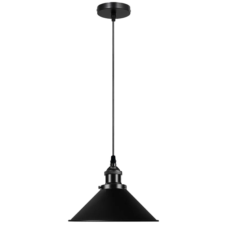 Vintage Pendelleuchte Schwarz 1- & 3-flammig Hängelampe ~3985