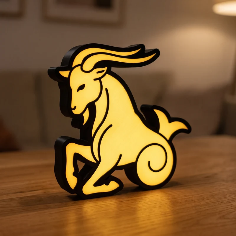 Steinbock Lampe