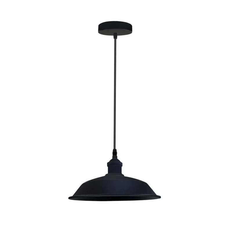 Retro Industrial Pendelleuchte E27 Metall Hängelampe für Kücheninsel ~3859
