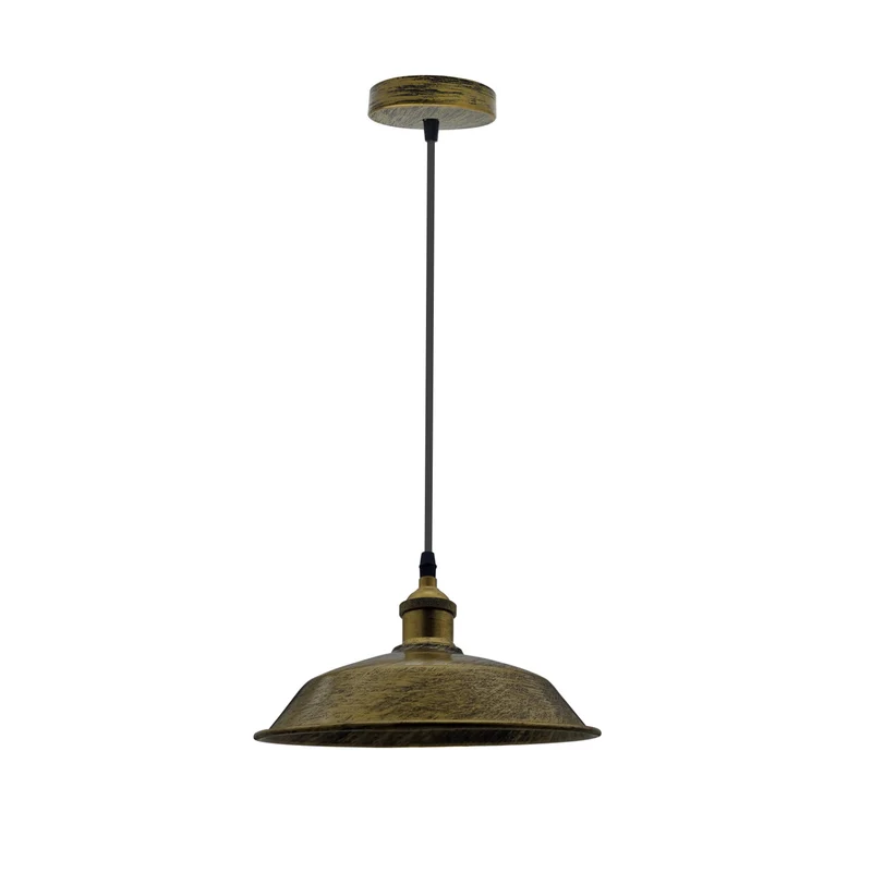 Retro Industrial Pendelleuchte E27 Metall Hängelampe für Kücheninsel ~3859