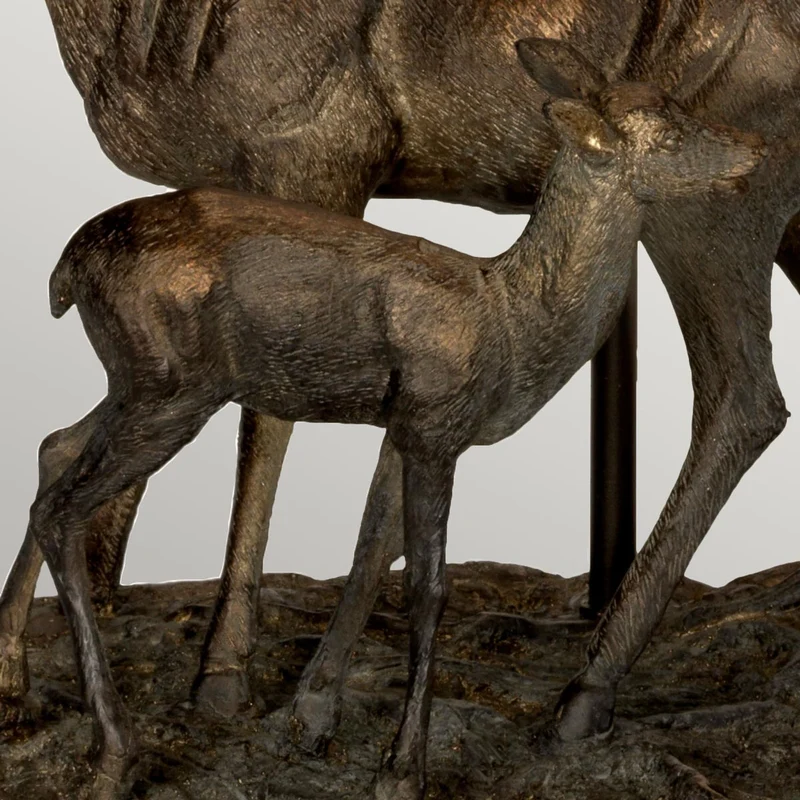 Tischleuchte Amelia 1-flammig Bronze