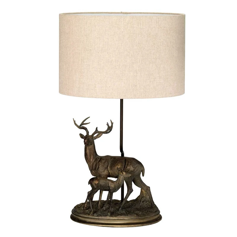 Tischleuchte Amelia 1-flammig Bronze
