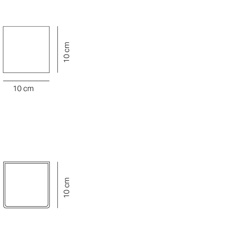Cubetto lampada da parete