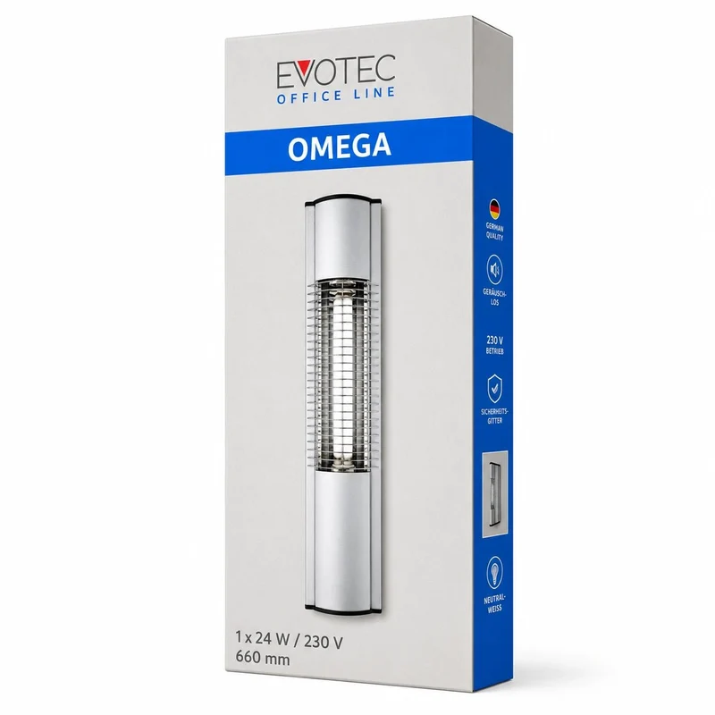 Rasterleuchte 66cm neutralweiß Omega 24W Büro Deckenlampe Anbauleuchte Arbeitsleuchte
