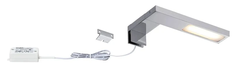 Klemmleuchte LED für Spiegel und Schrank Chrom IP44 Galeria Hook Paulmann 990.89