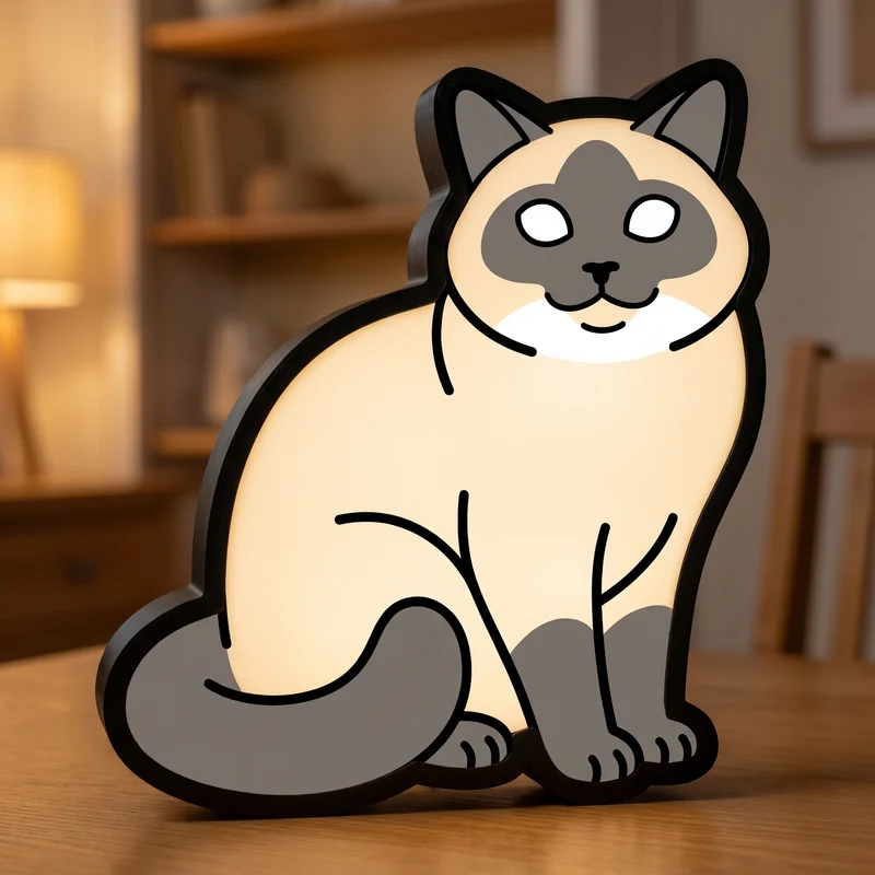 Ragdoll Lampe