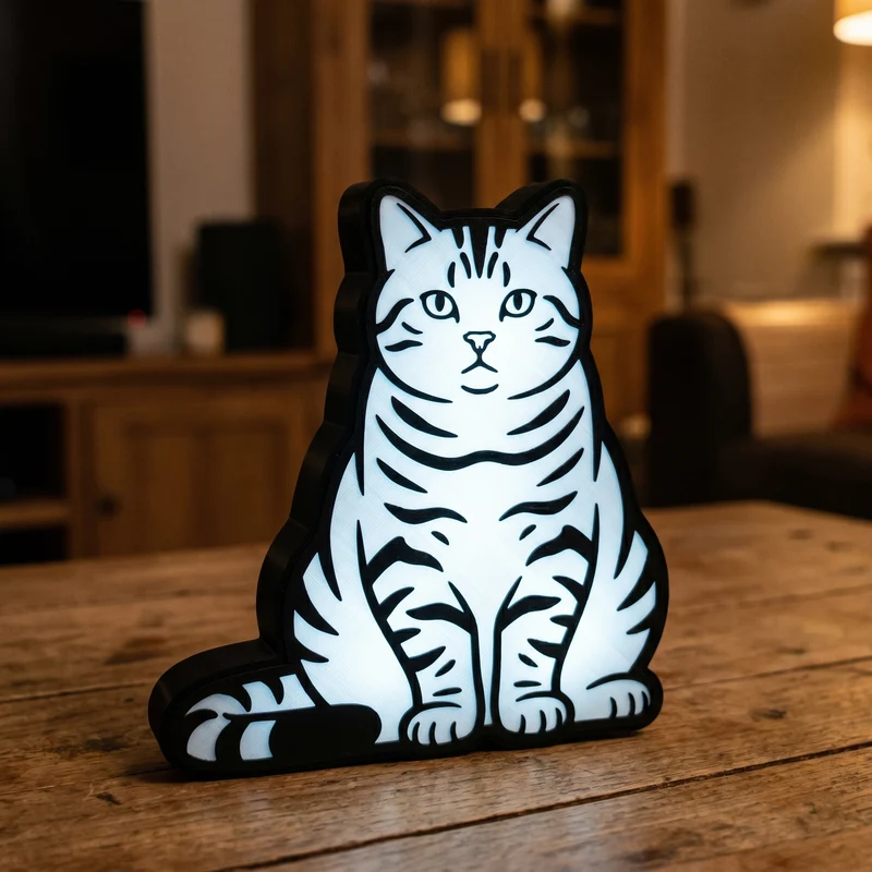Europäisch Kurzhaar Lampe