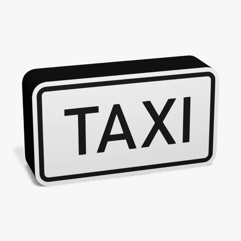 Taxi Zeichen 229 Lampe