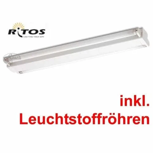Freistrahlende Lichtleiste BATON 2×36 W – Leuchtstofflampe G13, kaltweiß 4000 K