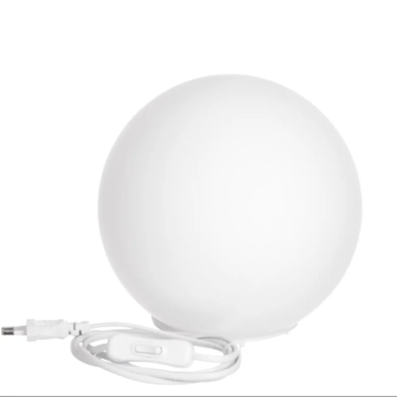 WOFI Point Kugel-Tischlampe – Milchglas weiß matt, Ø 30 cm, E27