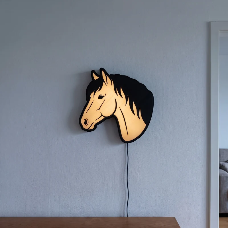 Hengstkopf Lampe