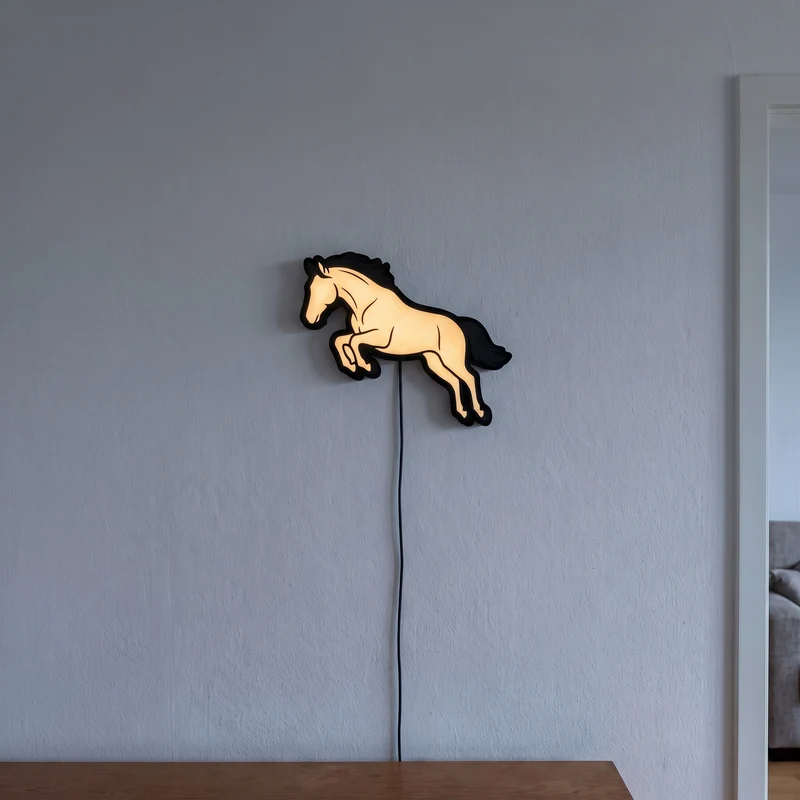 Springpferd Lampe