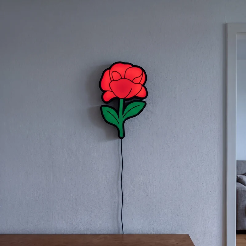 Mohnblume Lampe