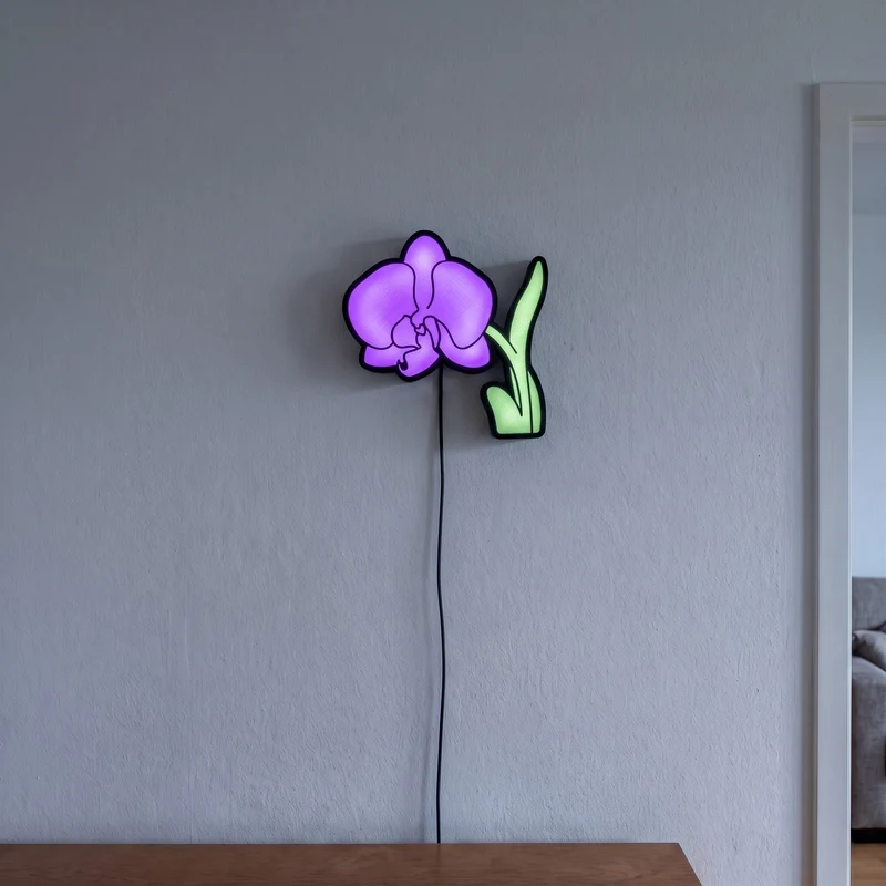 Orchidee Lampe