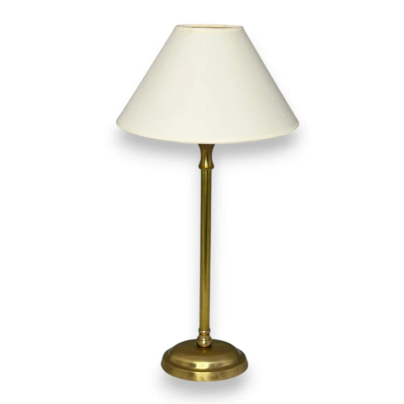 Lampenschirm Creme – E27 Baumwollstoff, konisch, 25 cm