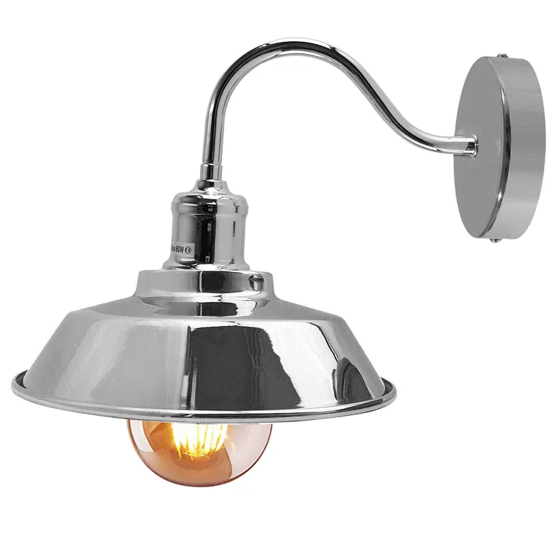 E27 Lampenfassung mit gebogenem Arm Vintage Lampensockel ~3941