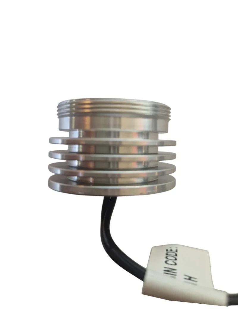 LED Modul Motto 3W kaltweiß 700mA Aluminium mit Gewinde mit Netzstecker