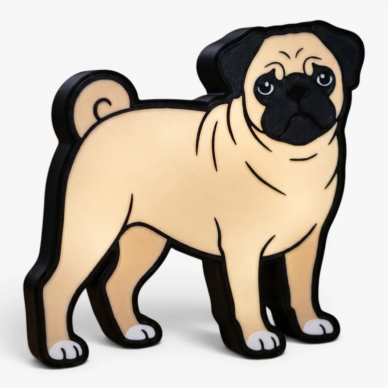 Mops Lampe