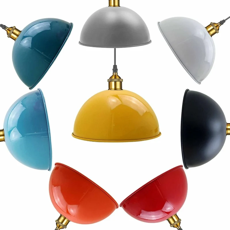 Retro Pendelleuchte Vintage Bunt Ø30cm | LEDSONE ~3861