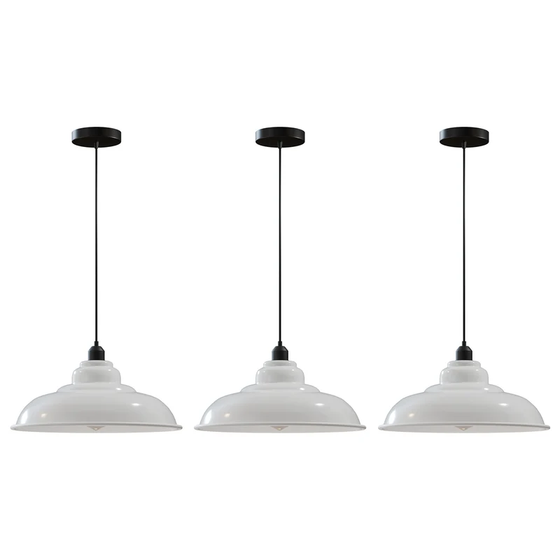 3er Set Industrial Chic Hängelampe Kücheninsel Esszimmer ~3835