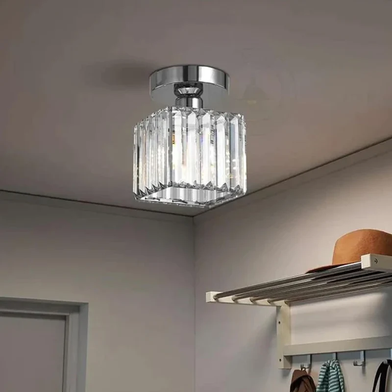 Moderne Kristall-Deckenleuchte, halb bündig | LEDSONE ~3860