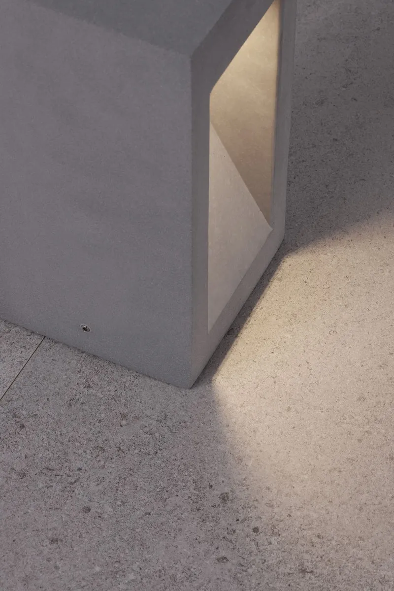Barco LED Außensockelleuchte 3000K Grau IP65