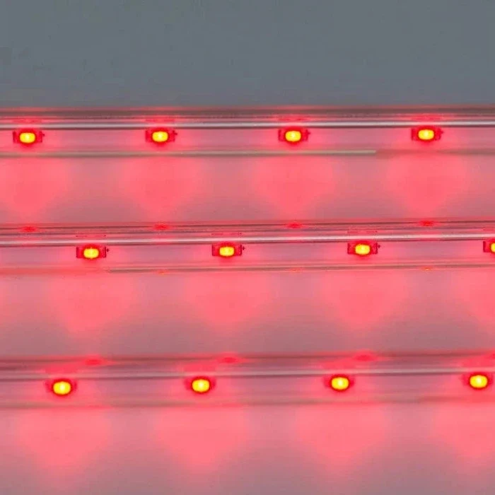 Casaya LED-Lichtleisten Rot – 3er Set Unterbauleiste 3×30 cm mit Netzteil