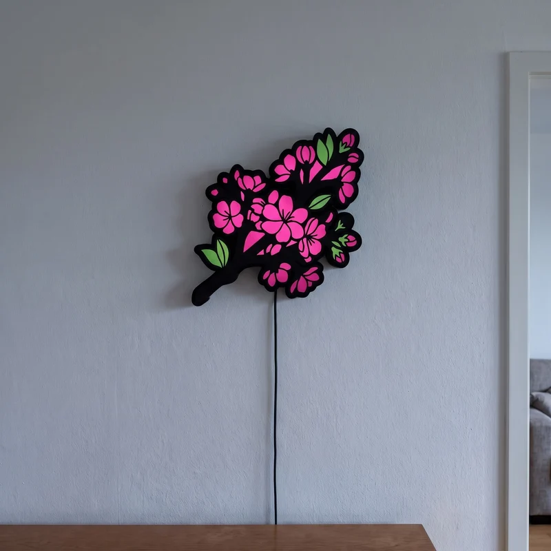 Kirschblüte Lampe
