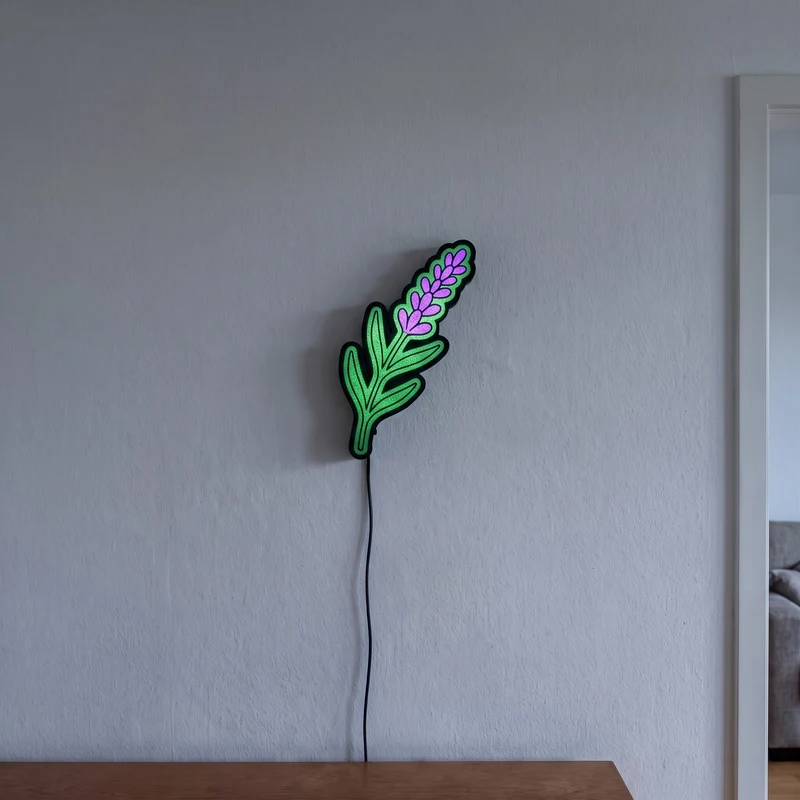 Lavendel Lampe