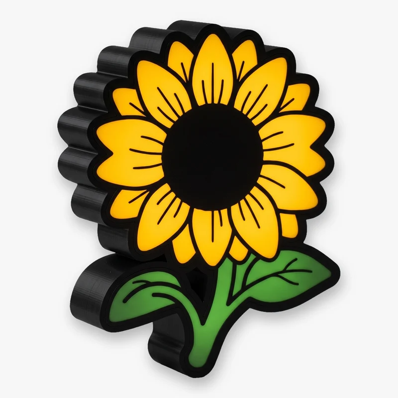 Sonnenblume Lampe