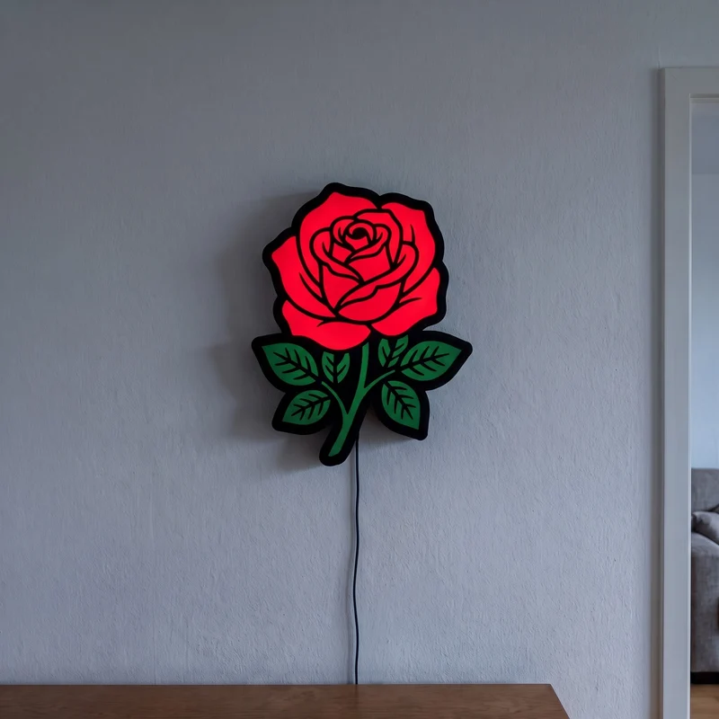 Rose Lampe
