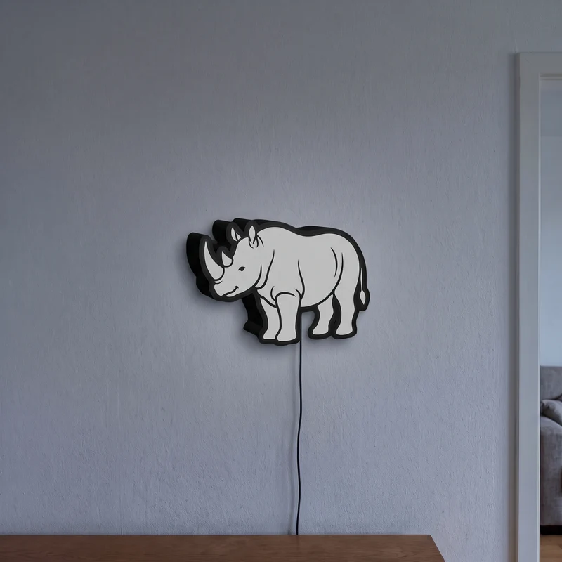 Nashorn Lampe