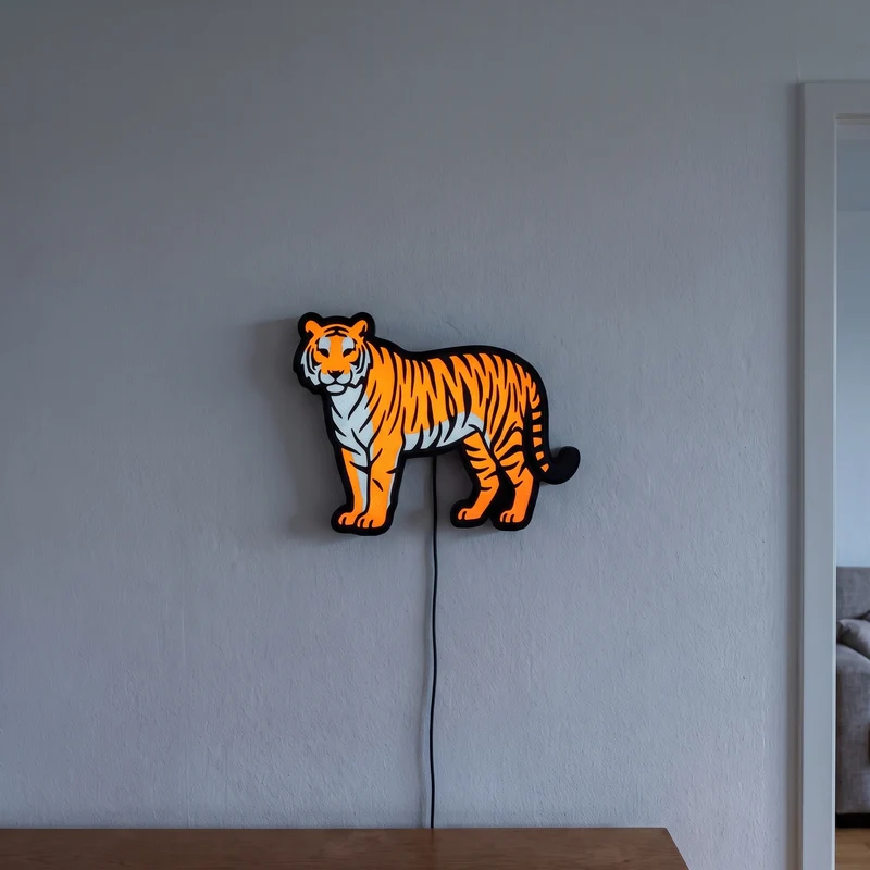 Tiger Lampe