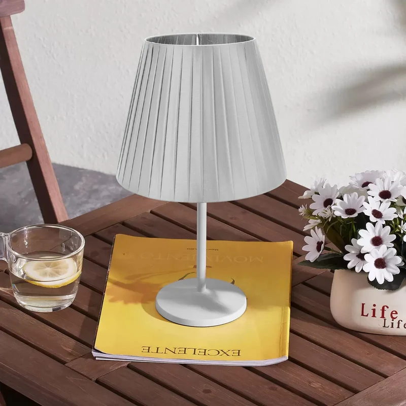 Moderner Stoff Coolie Light Tischlampenschirm~3846