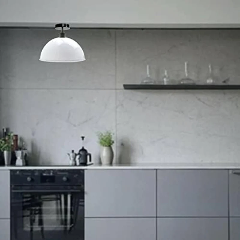 LEDSONE Farbige Retro Deckenleuchte Ø30cm Metall ~3698