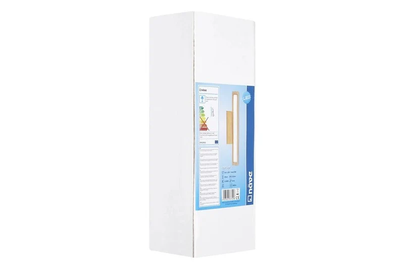 Wandlampe LED aus Holz Eiche warmweiß 35cm breite schmal Wandleuchte