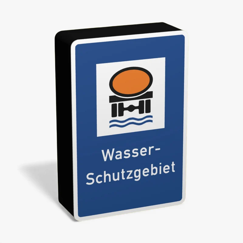 Wasserschutzgebiet Zeichen 354 Lampe