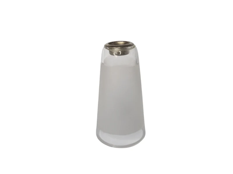 Lampenglas G4 Loch 12mm 6cm hoch Glas klar matt Lampen Ersatzglas Tulpe