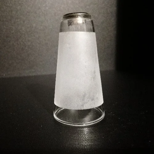 Lampenglas G4 Loch 12mm 6cm hoch Glas klar matt Lampen Ersatzglas Tulpe