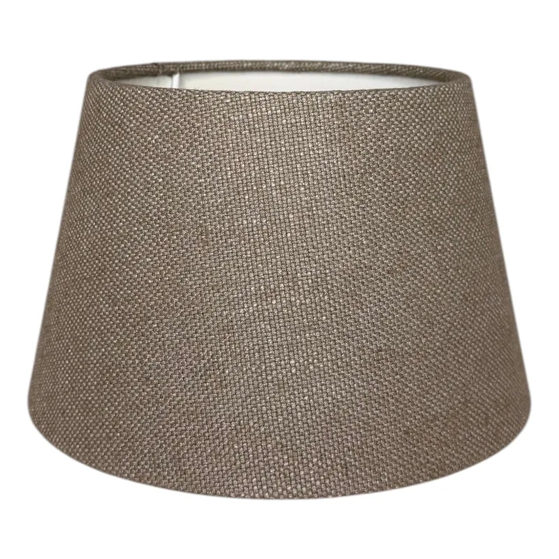 Lampenschirm Livigno Lever Taupe – E27 Stoff konisch 20 cm | Light & Living