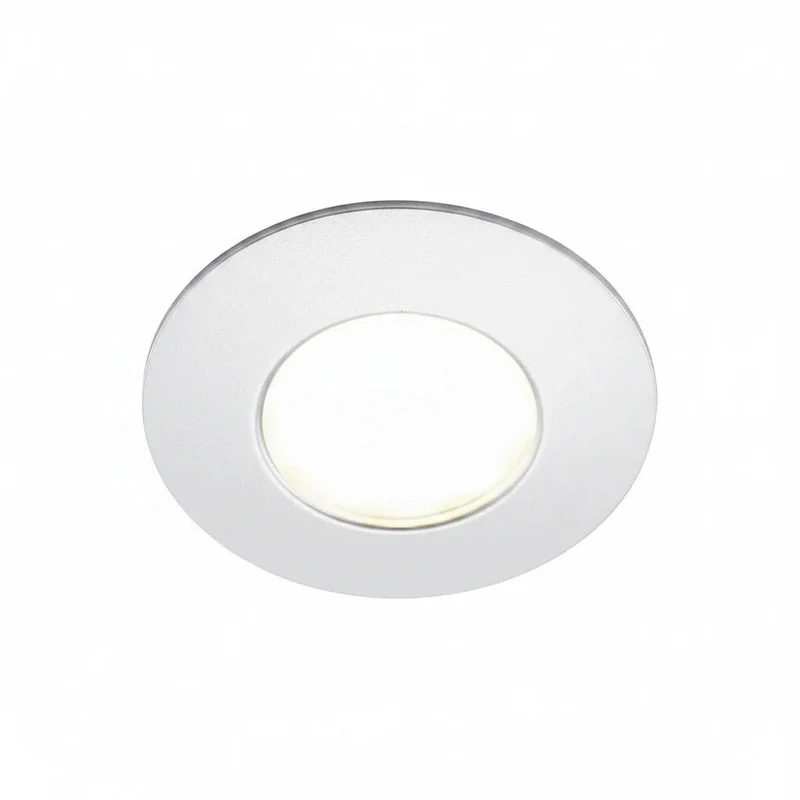Briloner LED Einbaustrahler 30 mm ultraflach – Aluminium – Click-Dim 4-Stufen – IP44 – 68 mm – Warmweiß 3000 K – 5 W